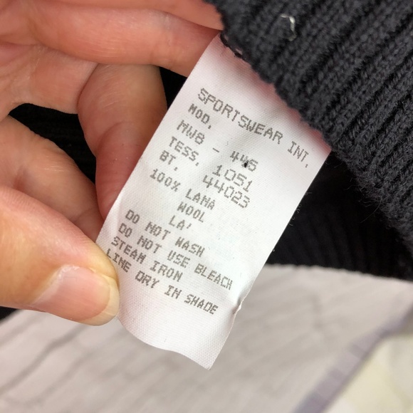 Moschino Jeans Black Sparkle Sweater Size 8 - Picture 5 of 6